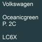 Preview: Volkswagen, Oceanicgreen P. 2C, LC6X.